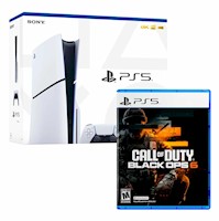 Consola Playstation 5 Slim Con Lector De Discos + Call Of Duty Black Ops 6